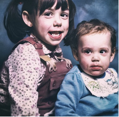 Natasha and Katrice together as children